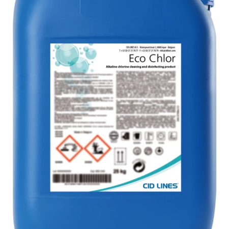 Eco Chlor desinfecterende Krattenwasmiddel 25KG Cid Lines